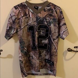 Green Bay Packers Aaron Rodgers youth camo Jersey